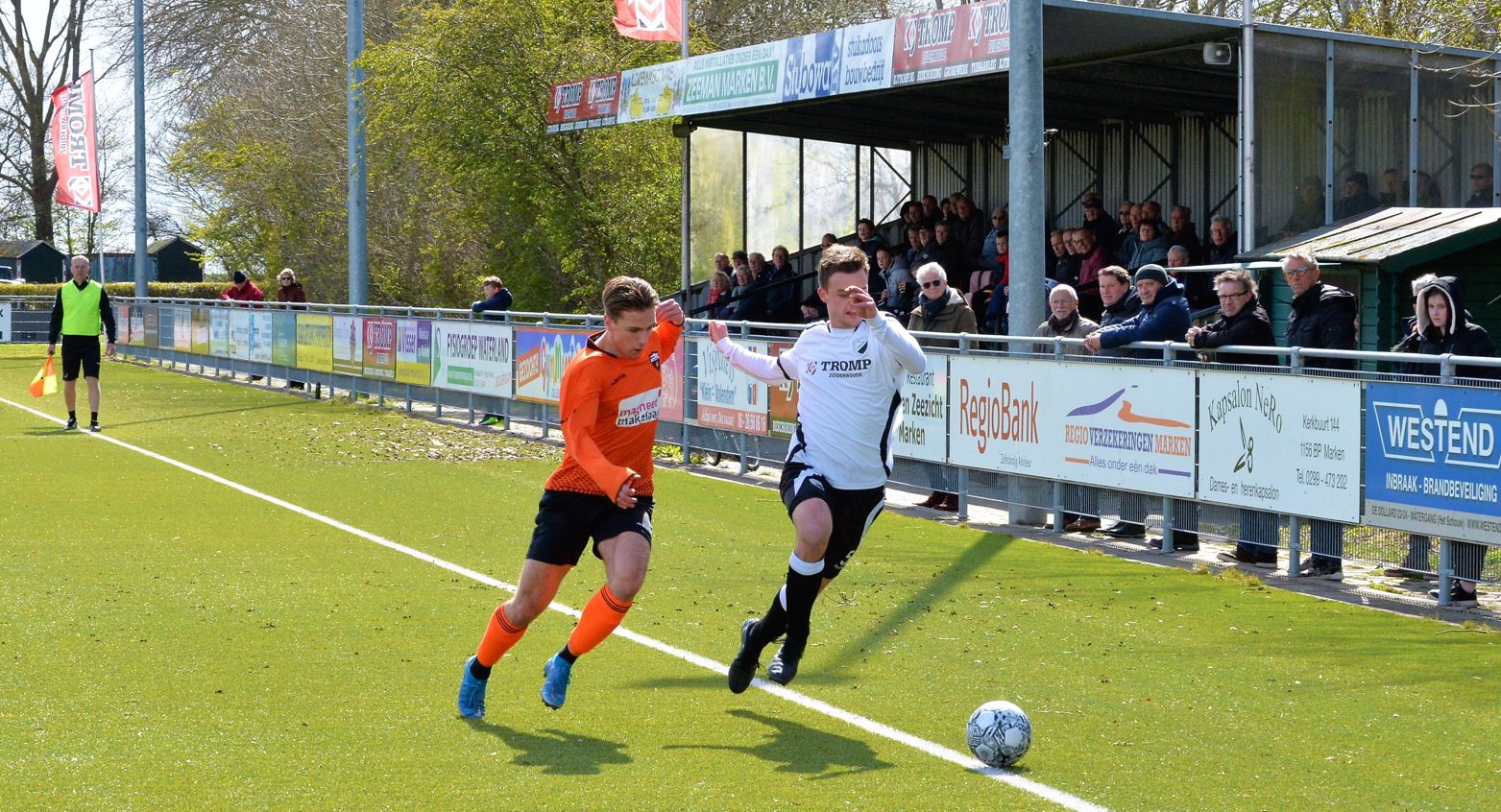 Fotoverslag SV Marken - Jong Holland